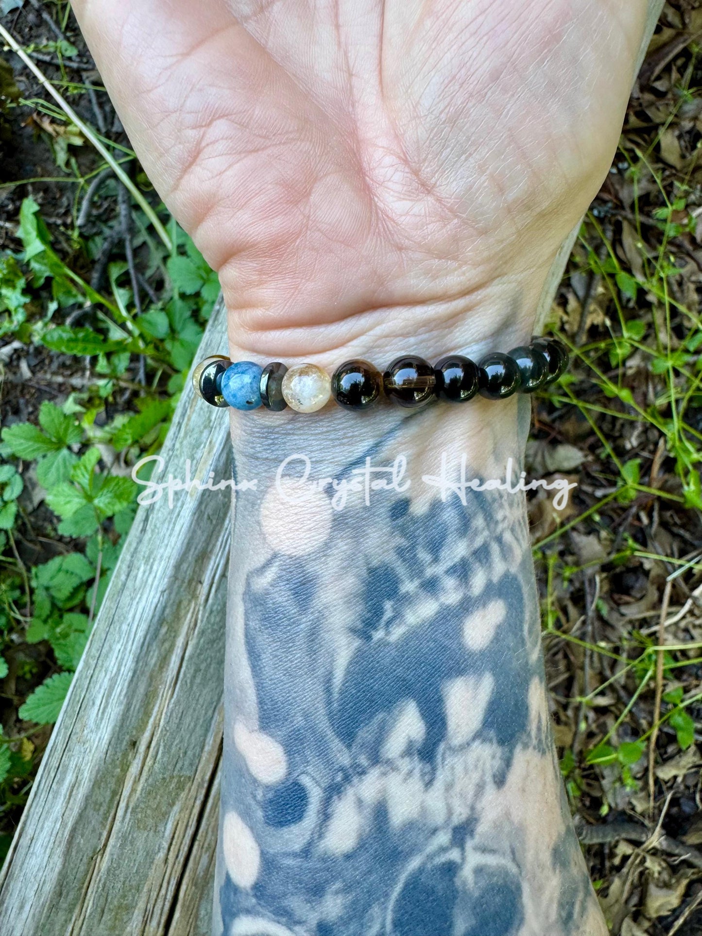 Gemini Energy - Zodiac Astrology Bracelet " The Intelligent Gemini " May June Birthday - REAL Quality Crystals & Gemstones - RARE Aquamarine