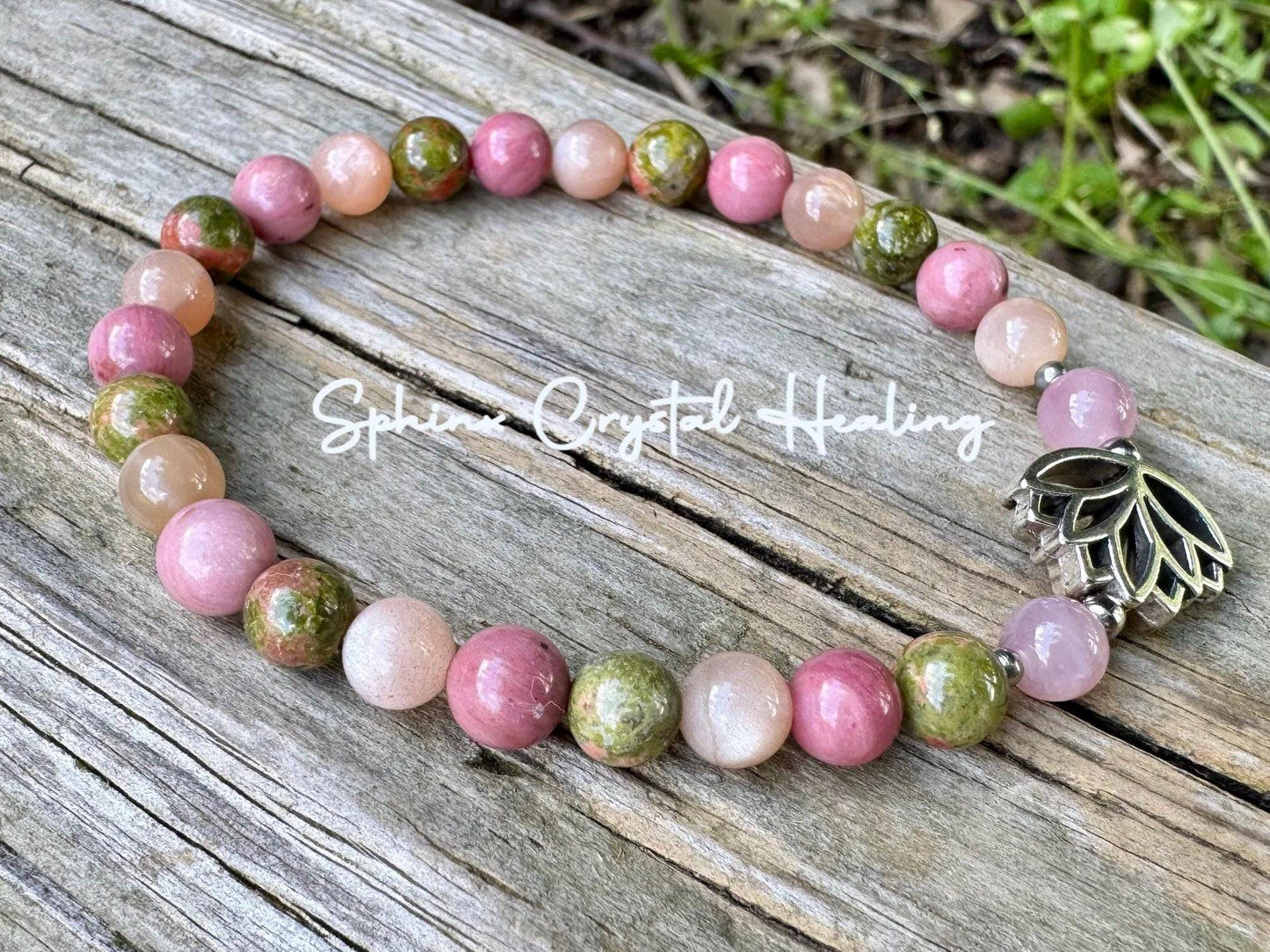 Self Love - Positive Self Image - Confidence & Emotional Healing " Love in Me " Recovery Uplifting Crystal Therapy Holistic Bracelet