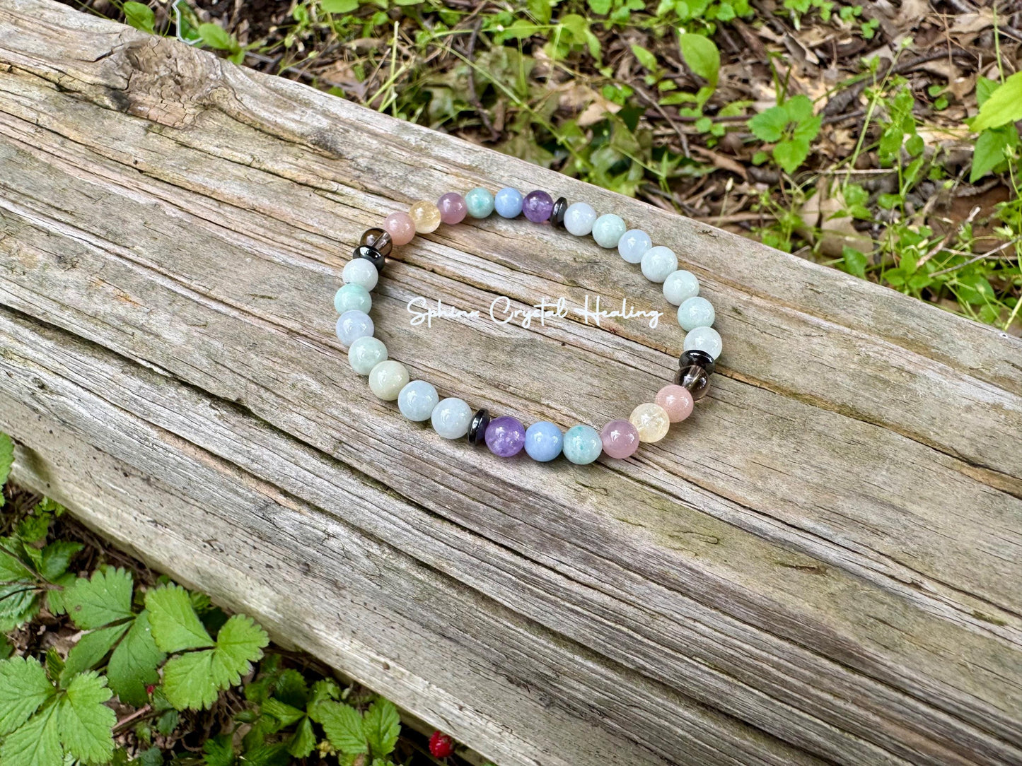 6mm Abundance & Spiritual Harmony - PASTEL Chakra Stones - AAA Burma Jade - Peaceful Calming Energy - Crystal Healing AAA Gemstone Bracelet