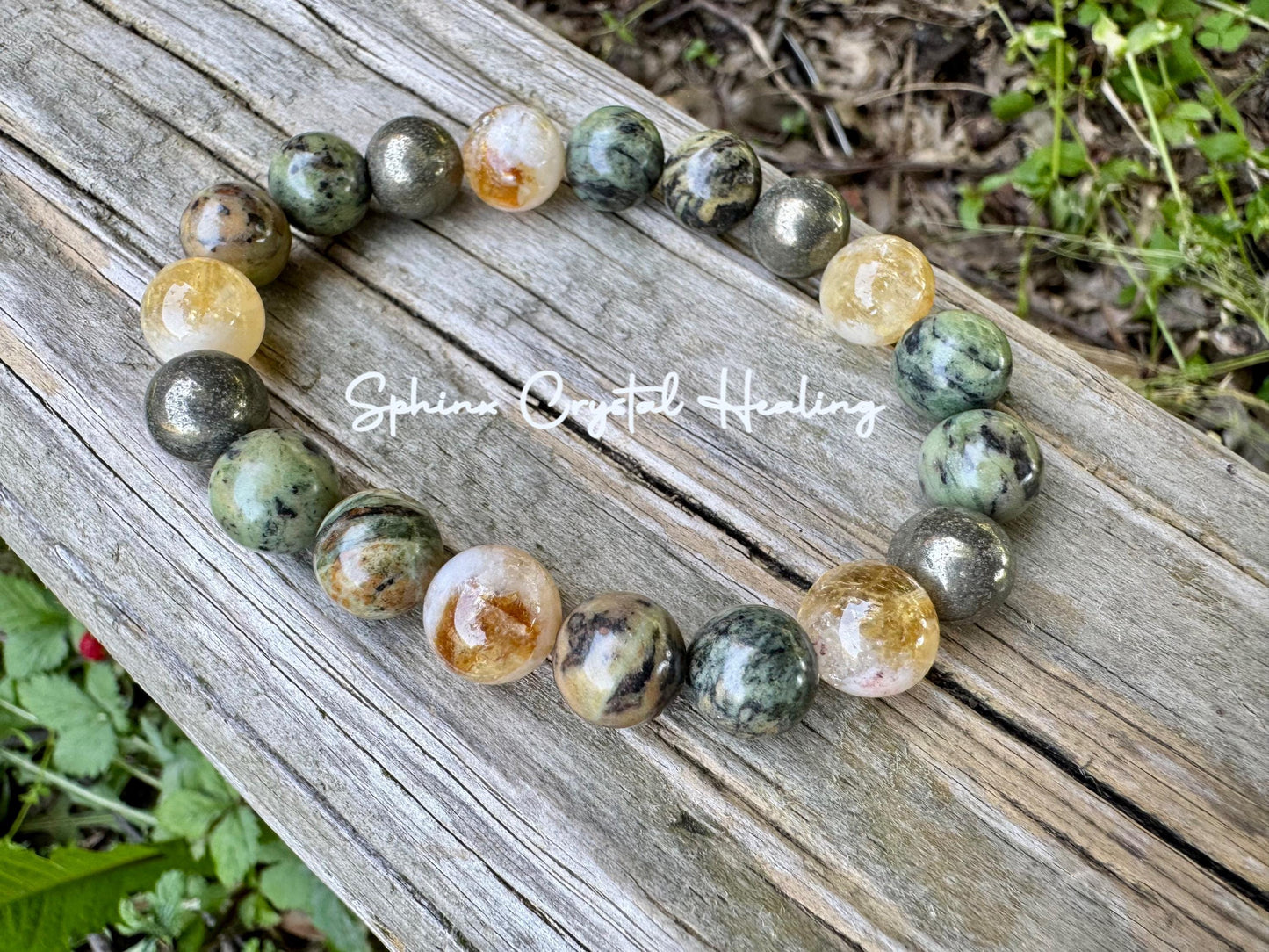 10MM Manifest Prosperity & Abundance " Show Me The Money " Success Business Mindset -  Wealth and Fortune - AAA Crystal Gemstone Bracelet