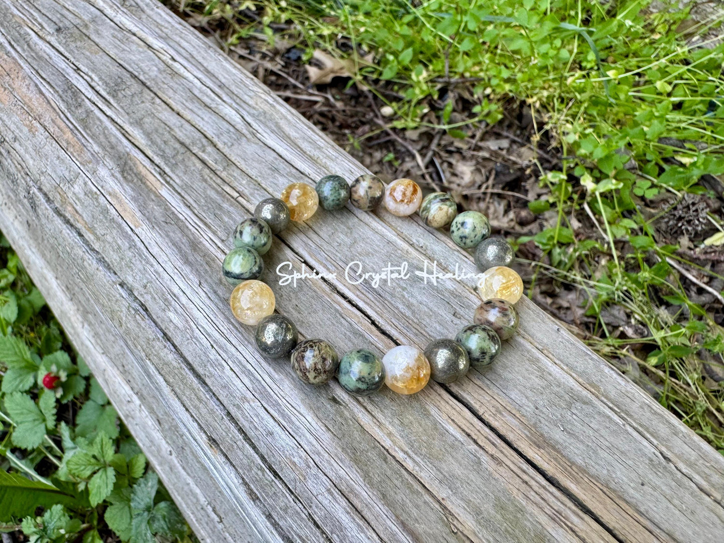 10MM Manifest Prosperity & Abundance " Show Me The Money " Success Business Mindset -  Wealth and Fortune - AAA Crystal Gemstone Bracelet