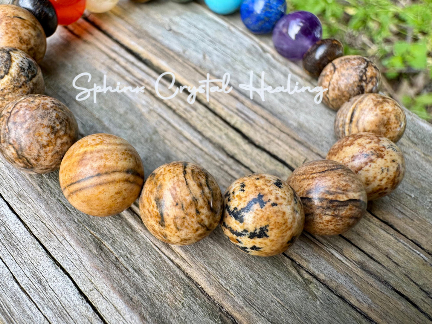 10MM Grounded Connection To Earth - Chakra Energy Bracelet - Confidence & Protection - REAL High Quality Gemstone Grounding Bracelet