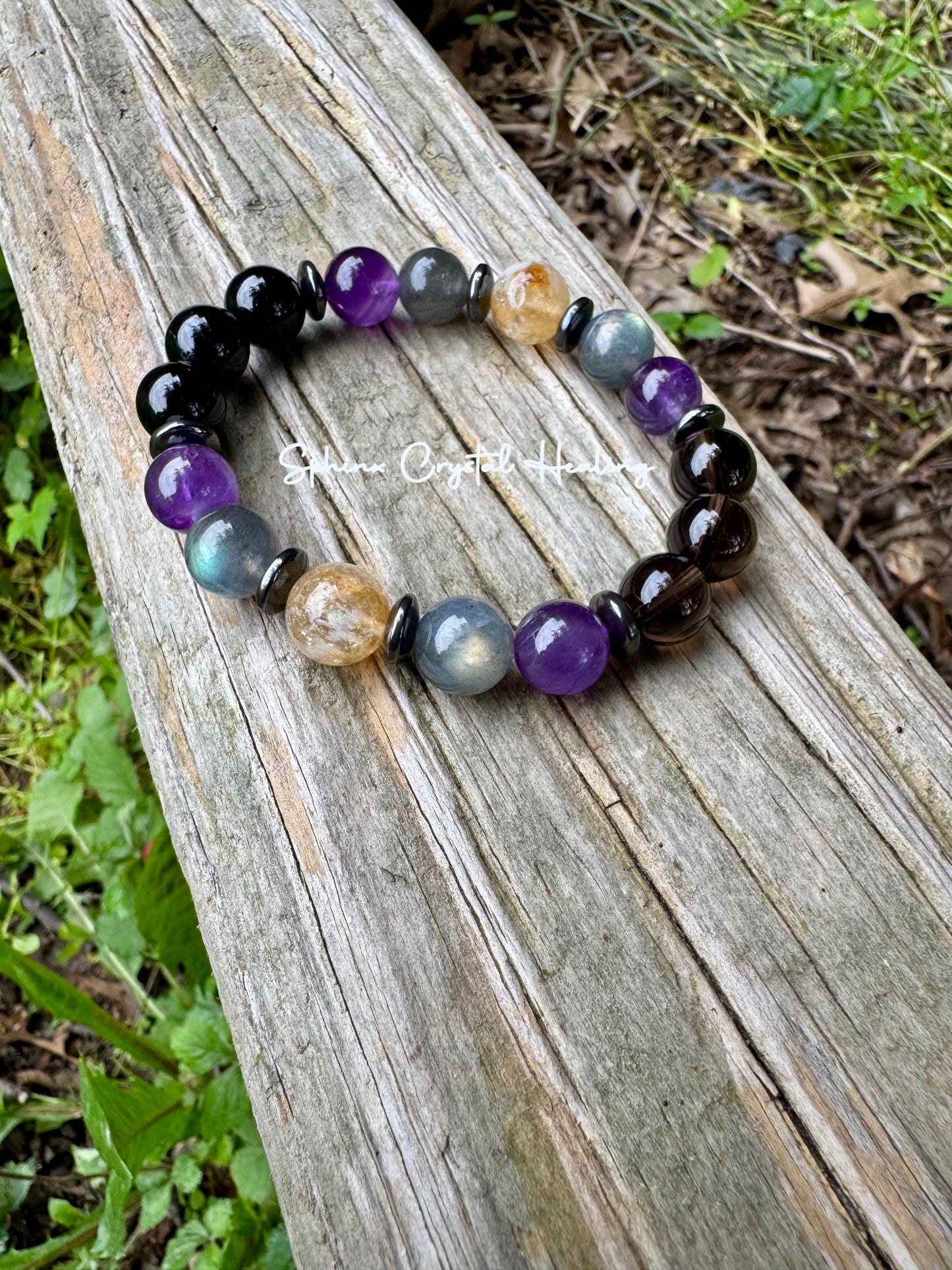 10MM Libra Energy - Unisex Zodiac Horoscope Bracelet - "The Diplomat, Libra" September October Birthday - Real Crystal Healing Gemstones
