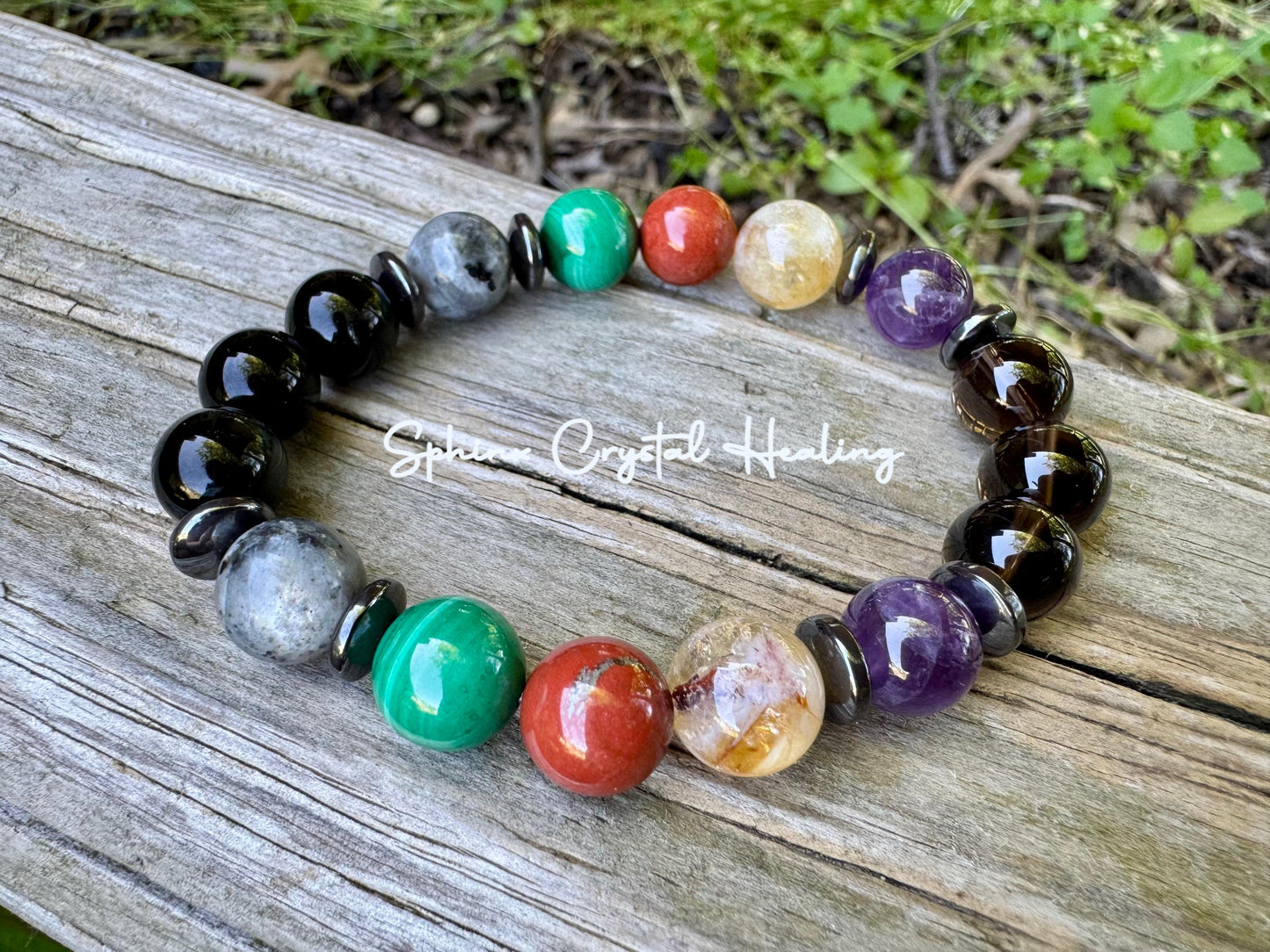 10MM Scorpio Energy " The Protector, Scorpio " October November Birthday - High Quality REAL Gemstones - Crystal Healing Astrology Bracelet
