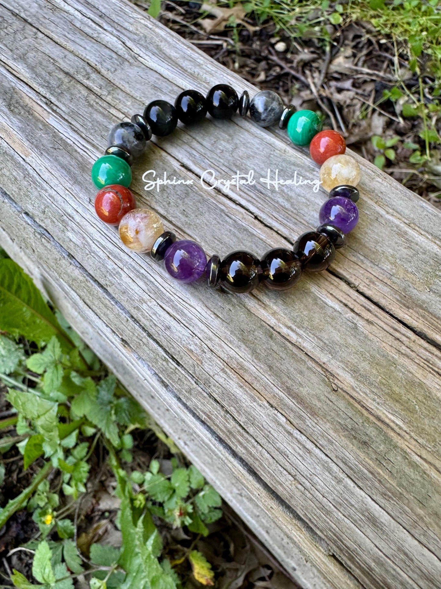 10MM Scorpio Energy " The Protector, Scorpio " October November Birthday - High Quality REAL Gemstones - Crystal Healing Astrology Bracelet
