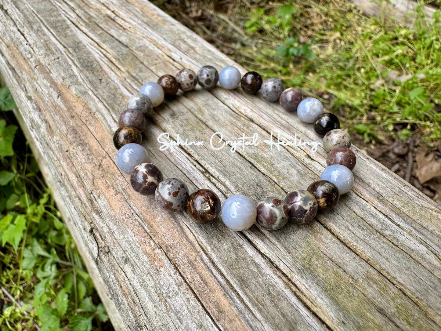 Heart Healing & Recharge - Empath support " The Heart Menders Totem " RARE Blue Rose Quartz - Stress and Anxiety - Crystal Gemstone Bracelet