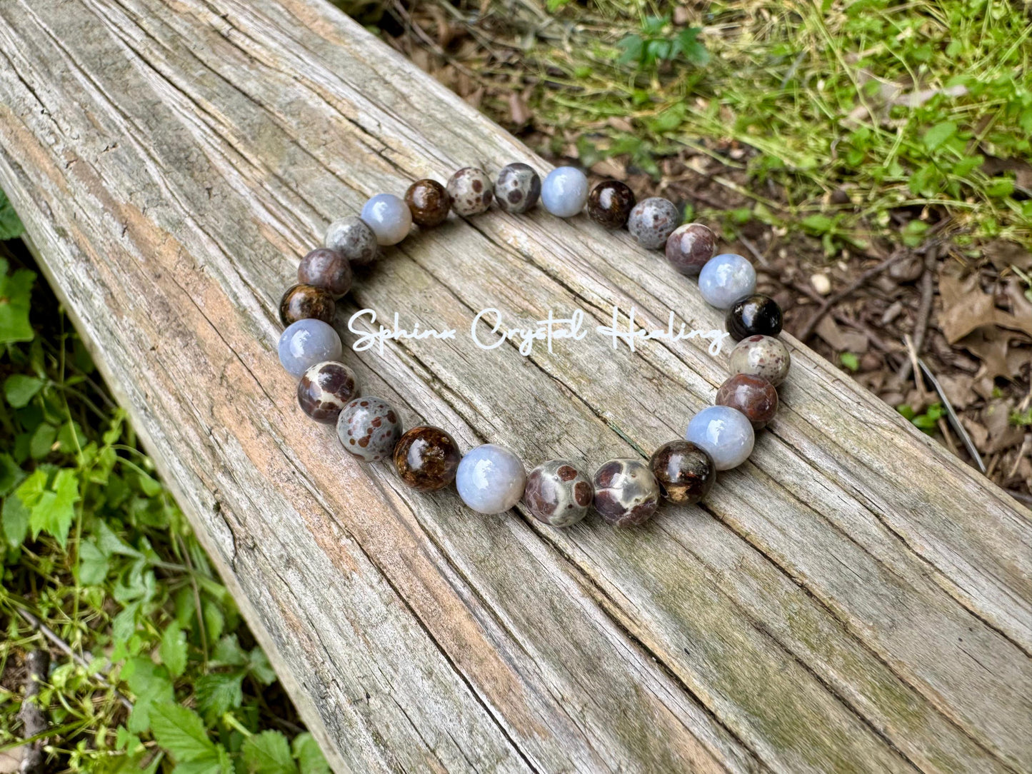 Heart Healing & Recharge - Empath support " The Heart Menders Totem " RARE Blue Rose Quartz - Stress and Anxiety - Crystal Gemstone Bracelet