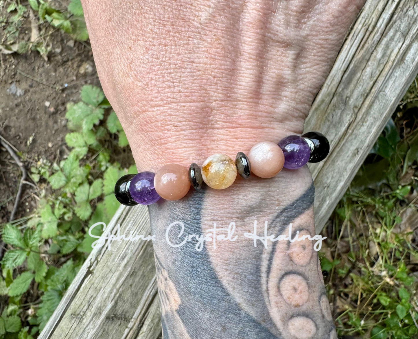10MM Cancer Sign Energy - Zodiac Horoscope " The Intuitive Cancer " June July Birthday - Real Quality Gemstones - Crystal Astrology Bracelet