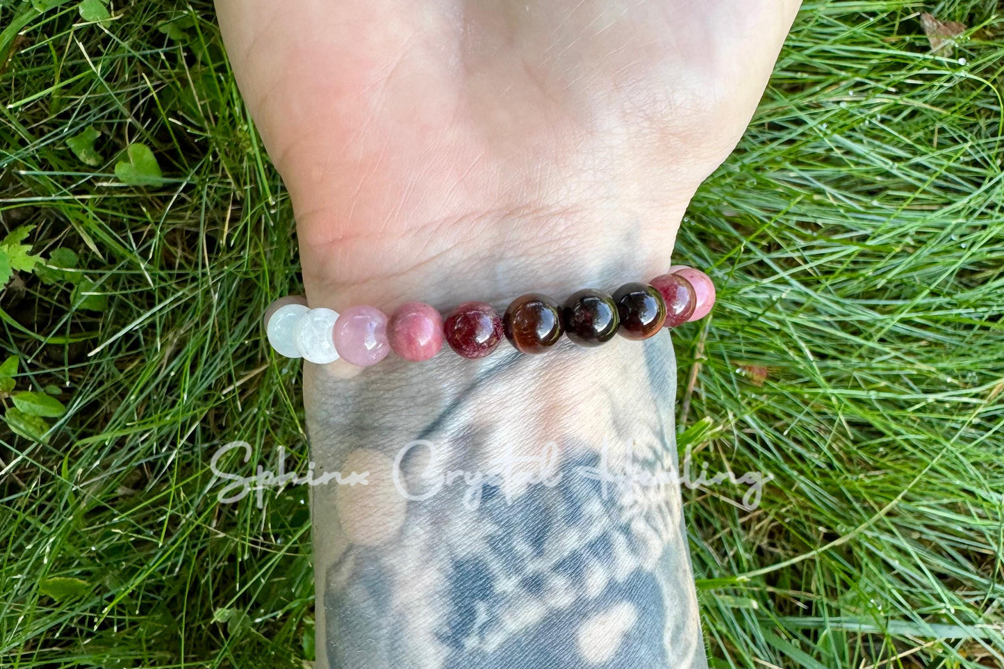 8mm Manifest Love - Spiritual Intimacy " The Law of Attraction " Attract Soul Mate - Life Partner - Crystal Healing AAA REAL Ruby Bracelet