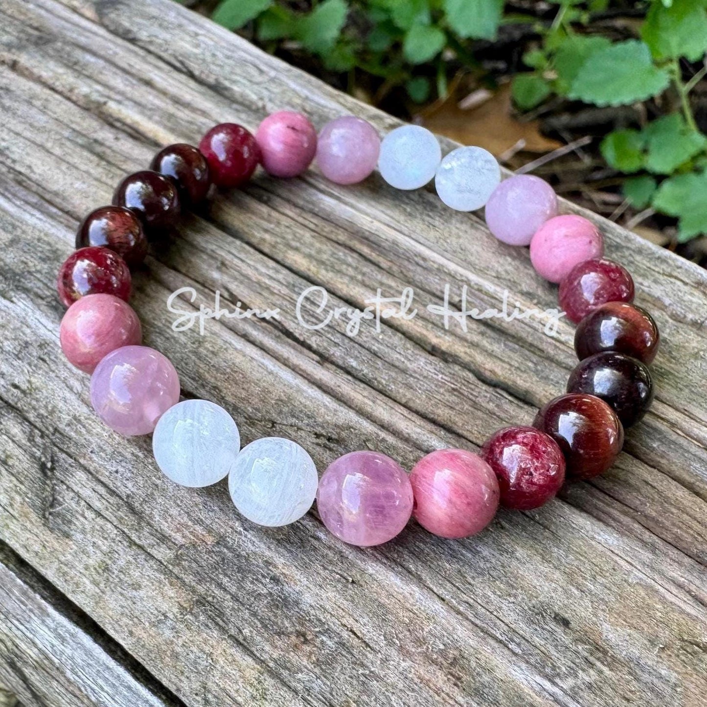 8mm Manifest Love - Spiritual Intimacy " The Law of Attraction " Attract Soul Mate - Life Partner - Crystal Healing AAA REAL Ruby Bracelet