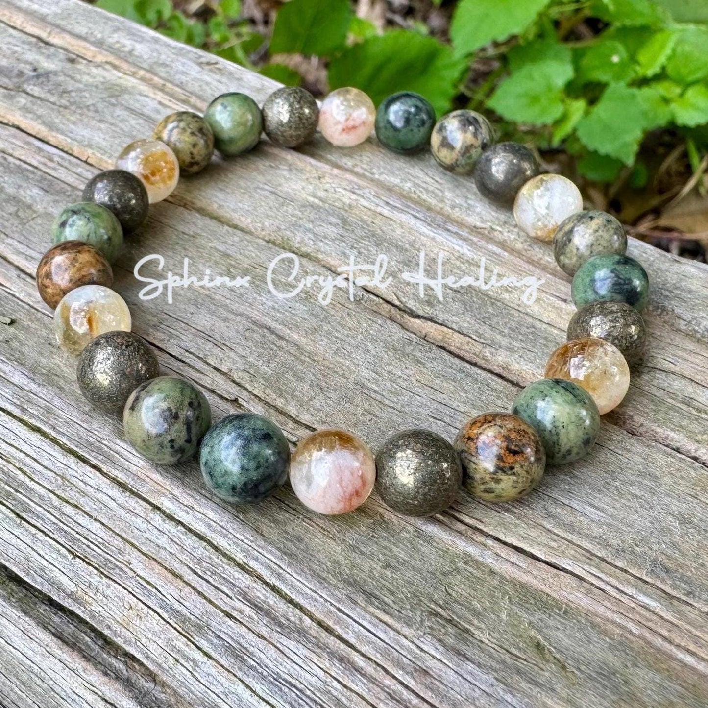 Manifest Wealth Fortune " Show Me The Money " Success Business Mindset Luck Crystal Therapy Bracelet