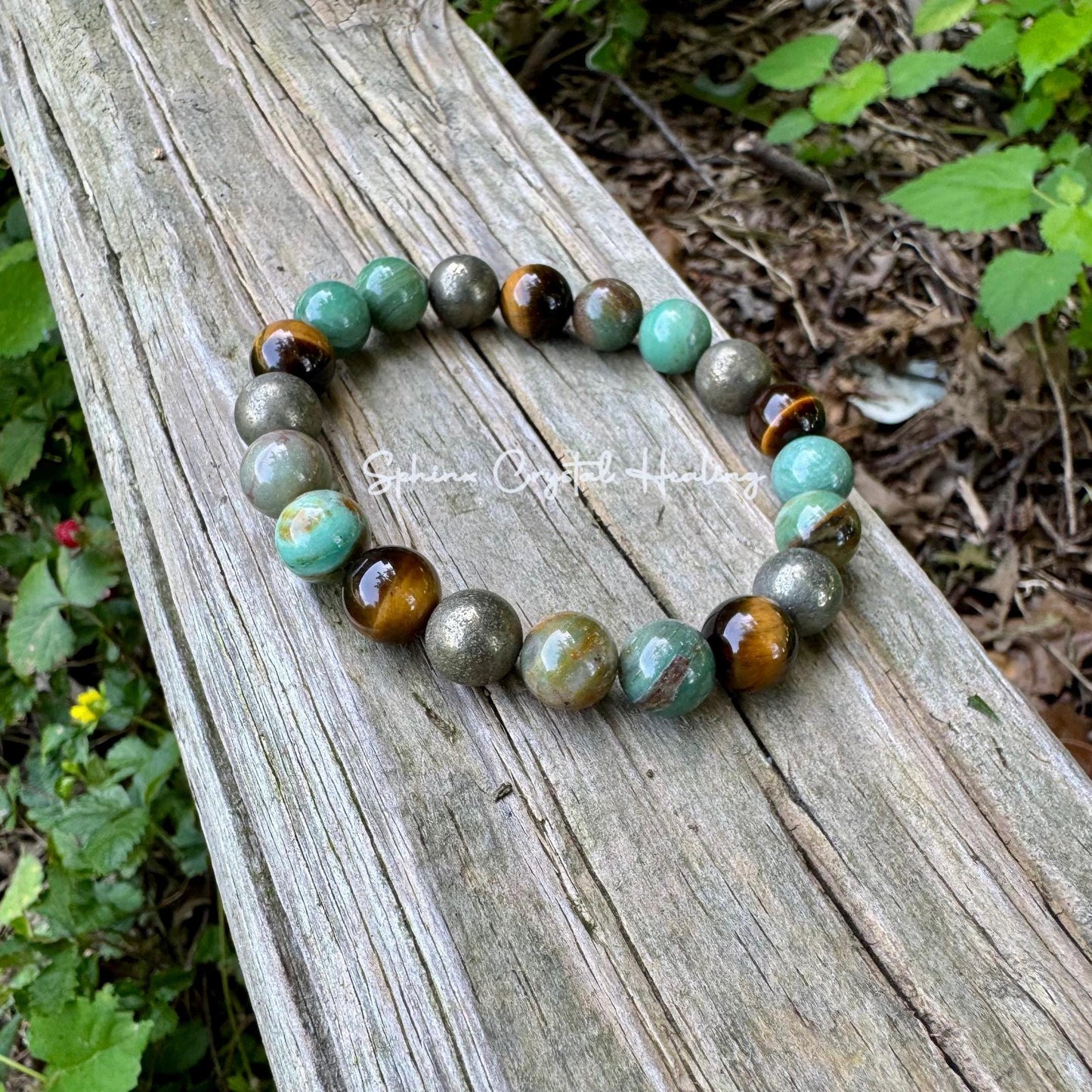 10MM Strength & Wisdom Bracelet " Dragon Heart " Courage and Protection - Self Empowerment - Crystal Healing Gemstones