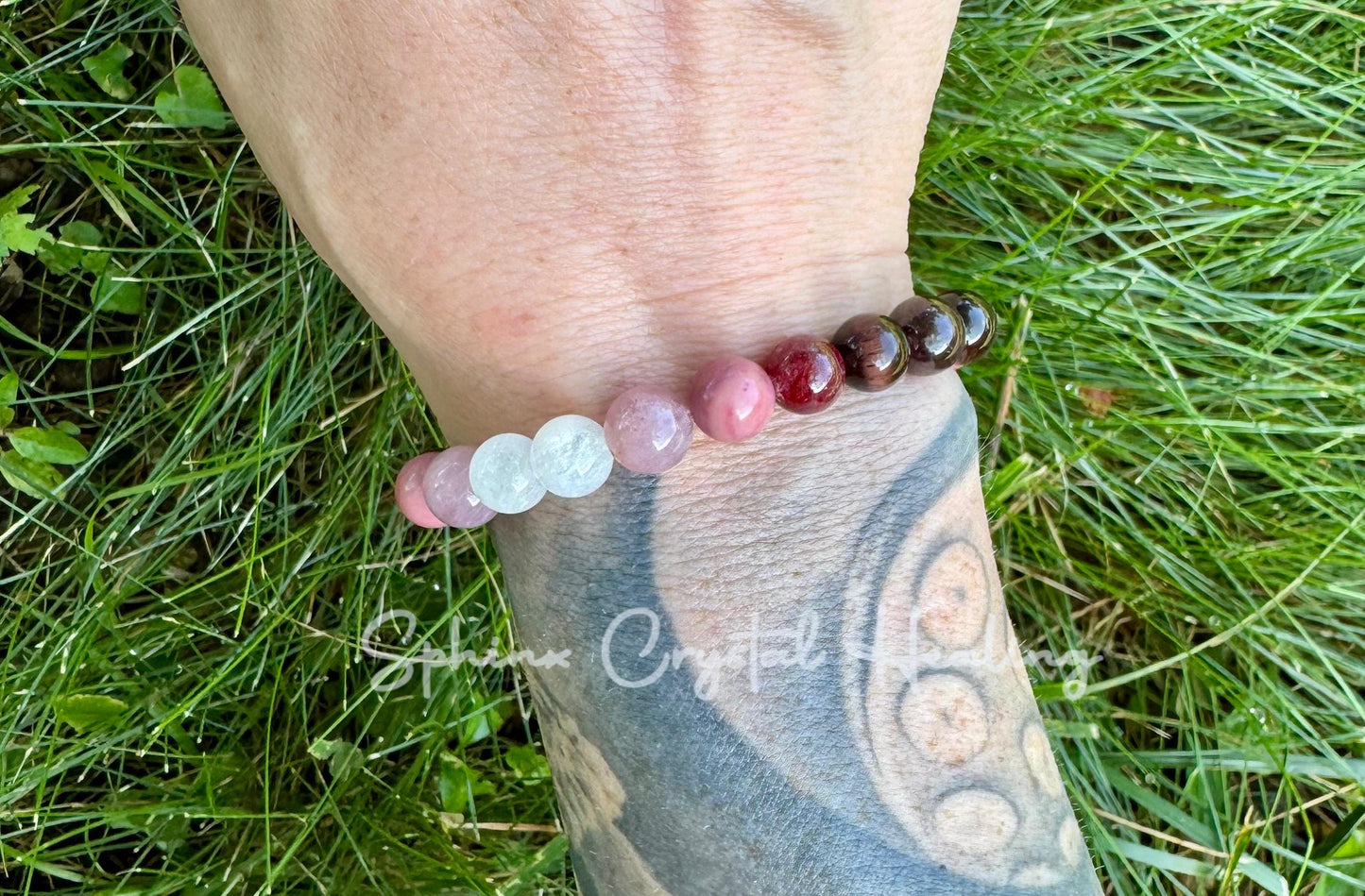 8mm Manifest Love - Spiritual Intimacy " The Law of Attraction " Attract Soul Mate - Life Partner - Crystal Healing AAA REAL Ruby Bracelet