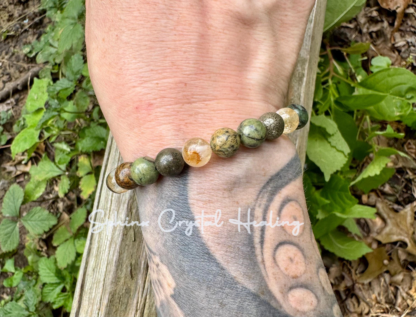 Manifest Wealth Fortune " Show Me The Money " Success Business Mindset Luck Crystal Therapy Bracelet