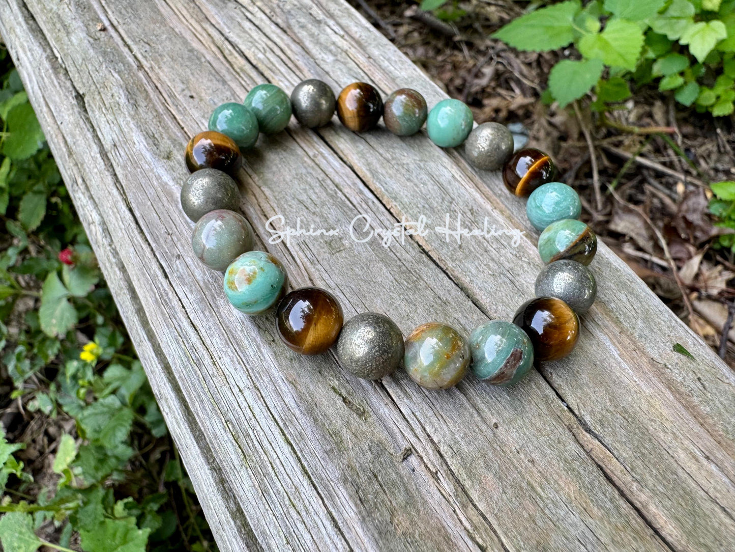 10MM Strength & Wisdom Bracelet " Dragon Heart " Courage and Protection - Self Empowerment - Crystal Healing Gemstones