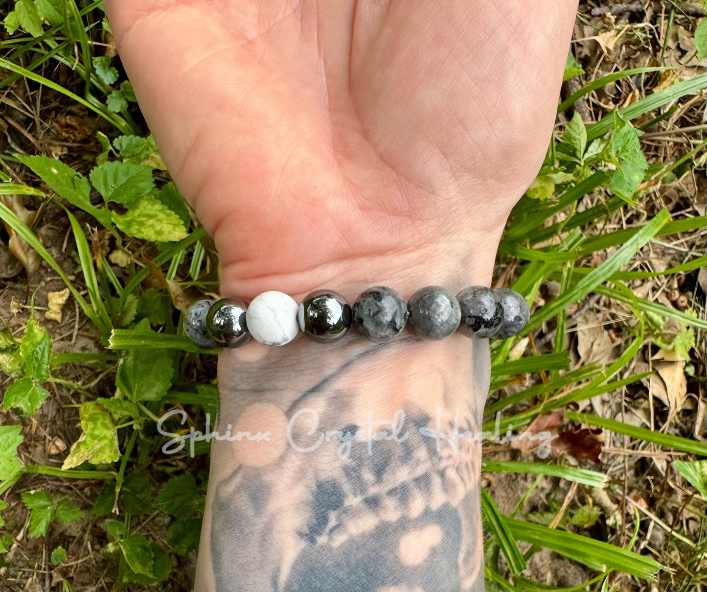 10MM Empath Transformation - Protection  " The Anvil " Grief  Peace Emotional Healing Crystal Therapy Balance Bracelet