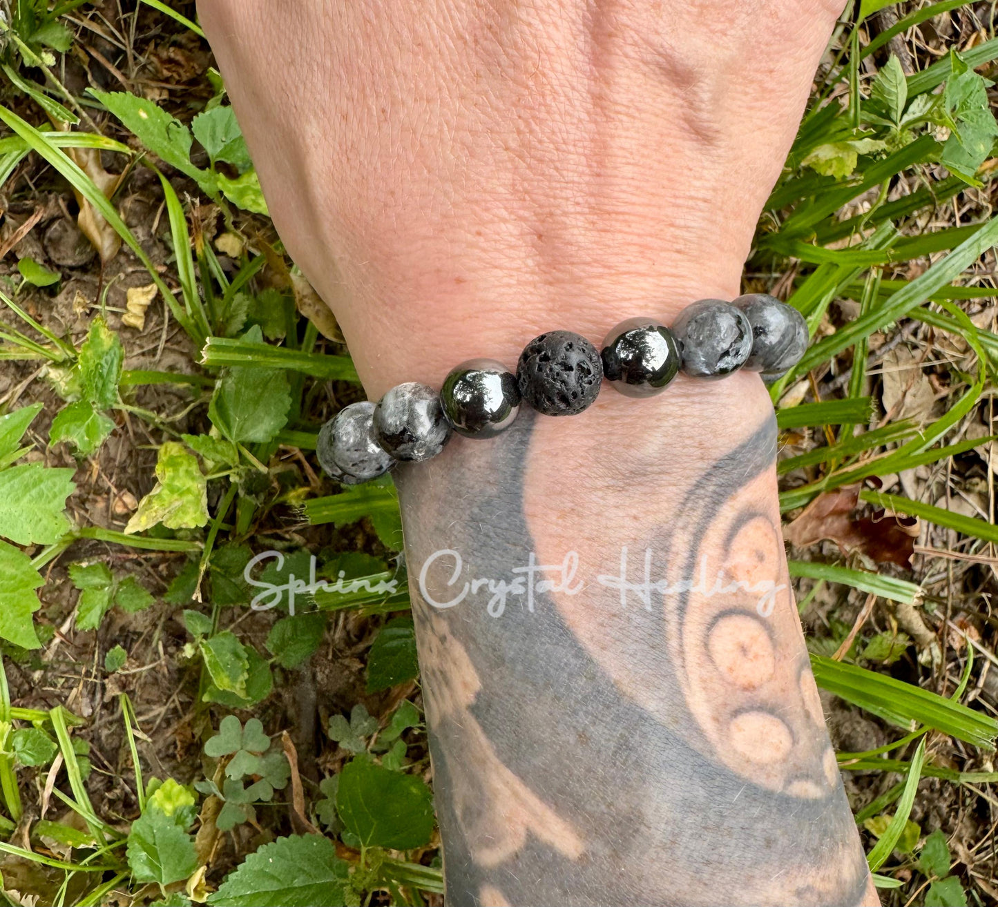 10MM Empath Transformation - Protection  " The Anvil " Grief  Peace Emotional Healing Crystal Therapy Balance Bracelet