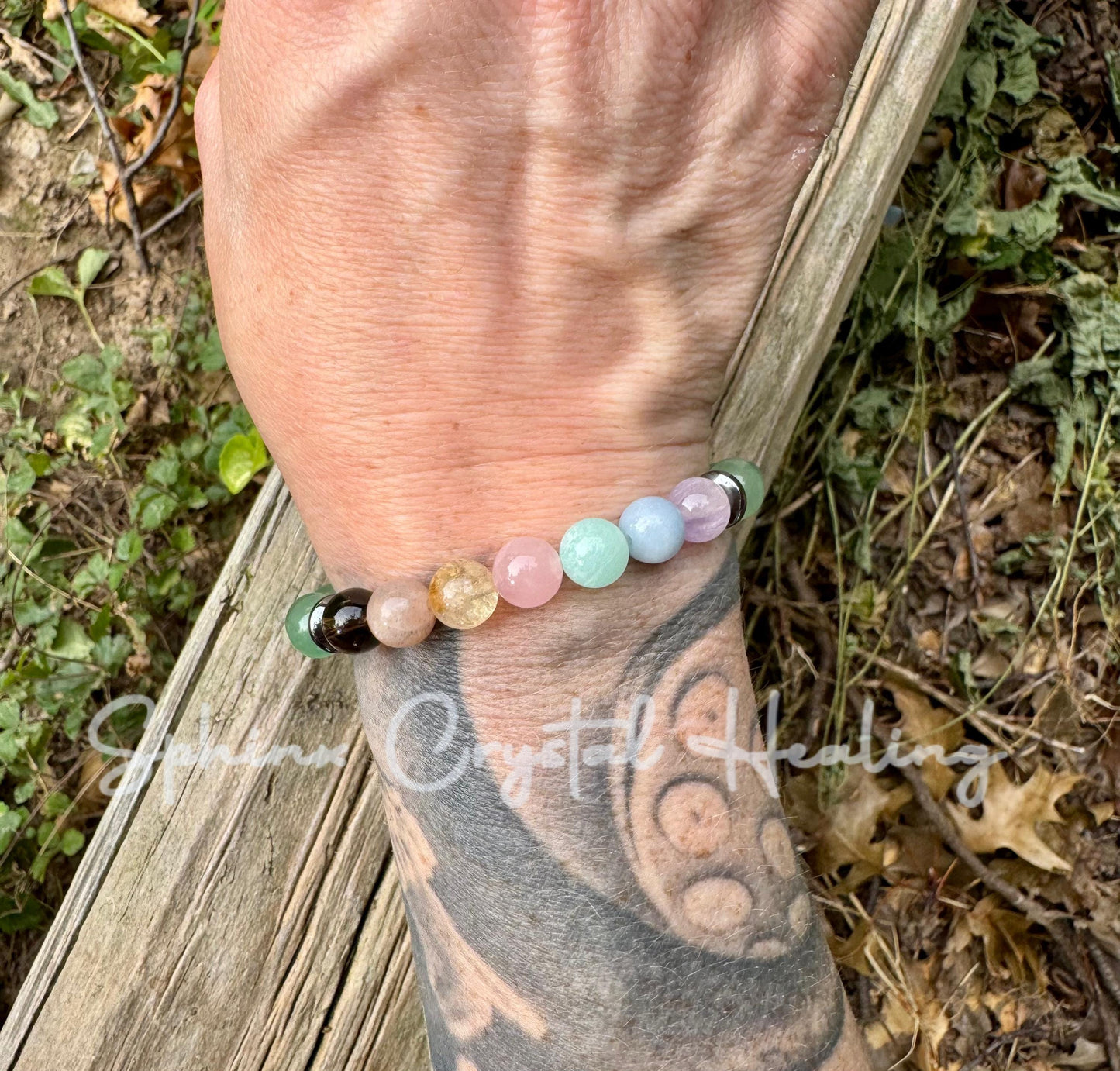 8mm Heart Healing & Emotional Support - PASTEL Chakra Stones - AAA Green Aventurine - Peaceful Energy - Crystal Healing Gemstone Bracelet
