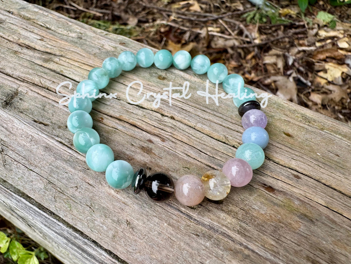 8mm RARE AAA Green Moonstone - Stress Relief & Anxiety Support - PASTEL Chakra Stones - Peaceful Energy - Crystal Healing Gemstone Bracelet