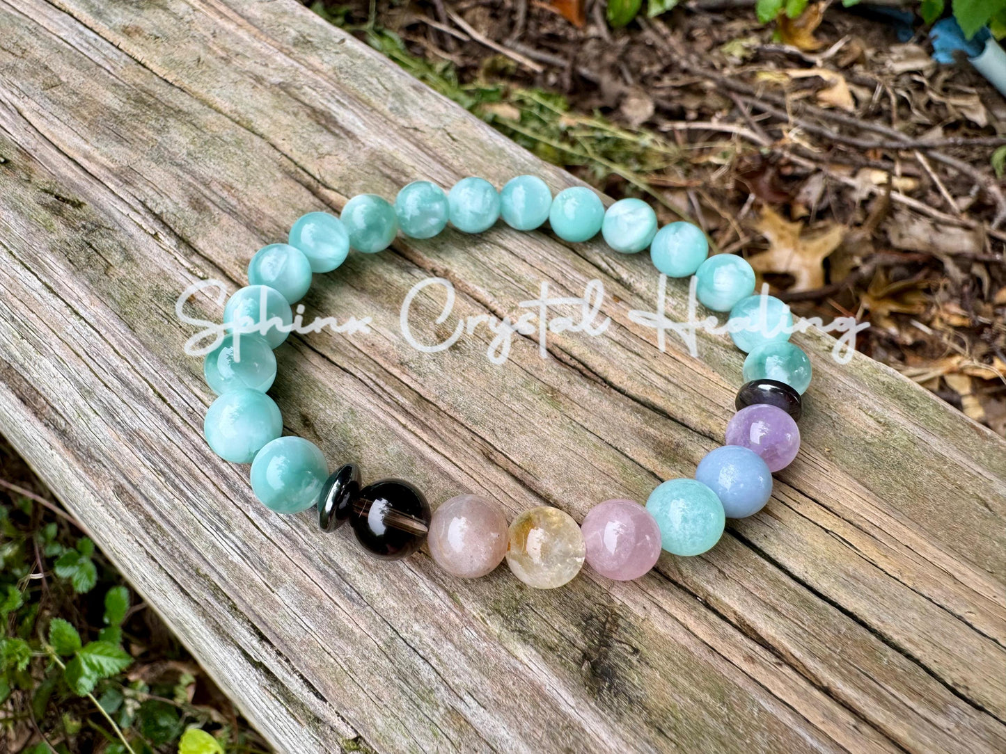 8mm RARE AAA Green Moonstone - Stress Relief & Anxiety Support - PASTEL Chakra Stones - Peaceful Energy - Crystal Healing Gemstone Bracelet