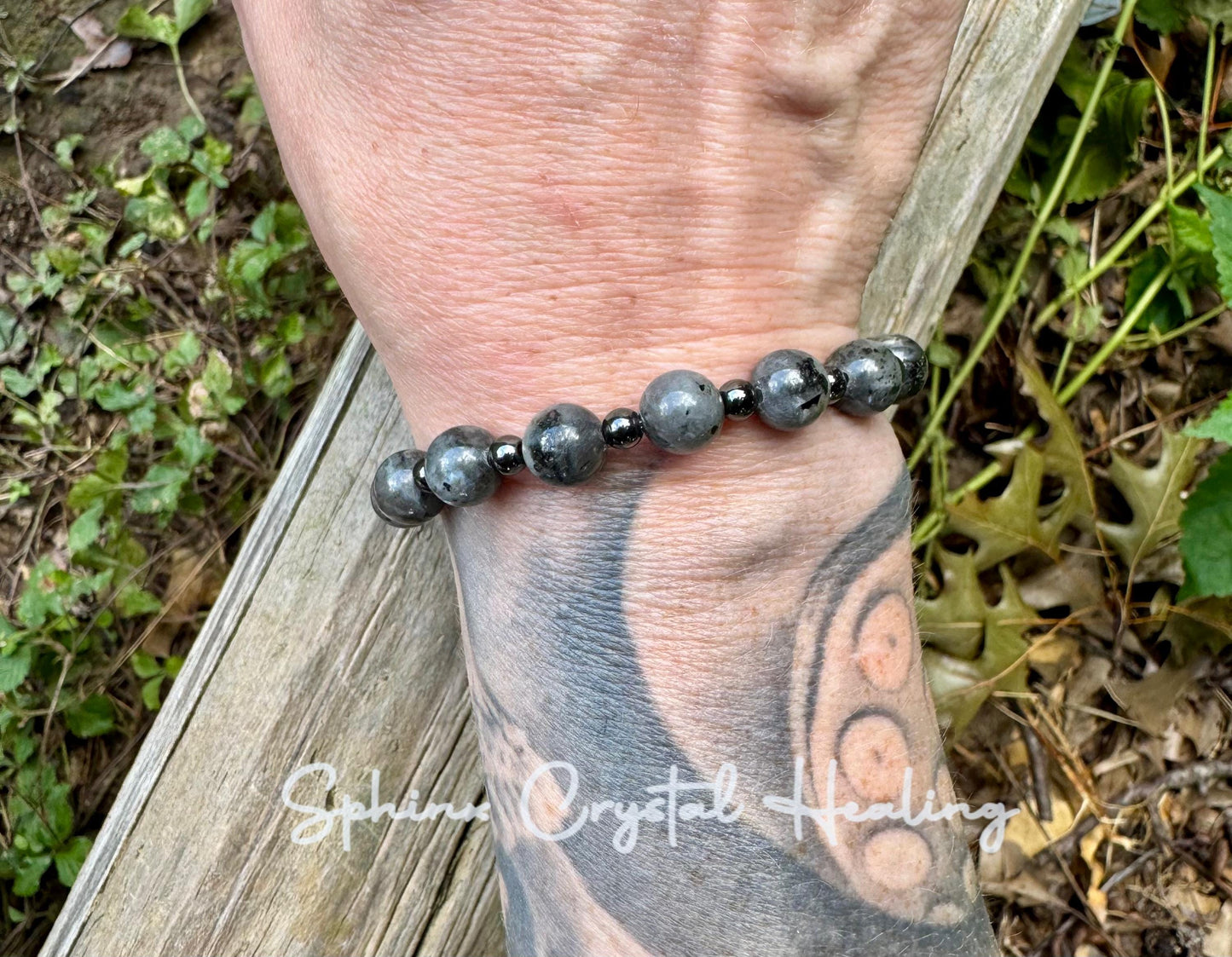 Empath Transformation - Protection " The Anvil " Grief Grounding Spiritual Journey Peace Crystal Healing Bracelet