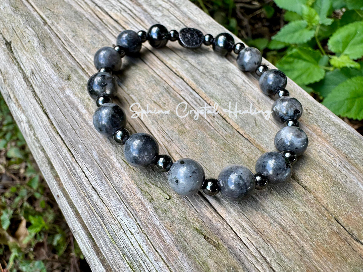 Empath Transformation - Protection " The Anvil " Grief Grounding Spiritual Journey Peace Crystal Healing Bracelet