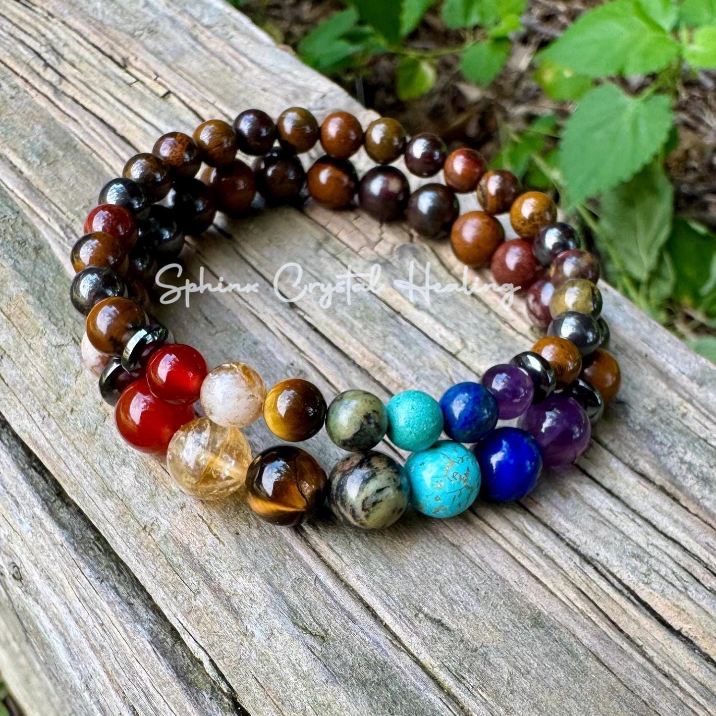 Chakra Balance - AAA High Grade Red Tiger Iron - Grounding - Strength - Protection - Real Quality Crystal Healing Gemstone Bracelet