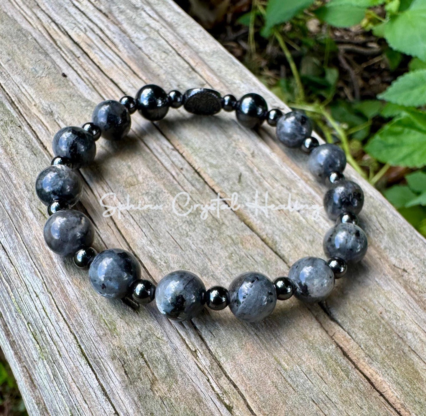 Empath Transformation - Protection " The Anvil " Grief Grounding Spiritual Journey Peace Crystal Healing Bracelet