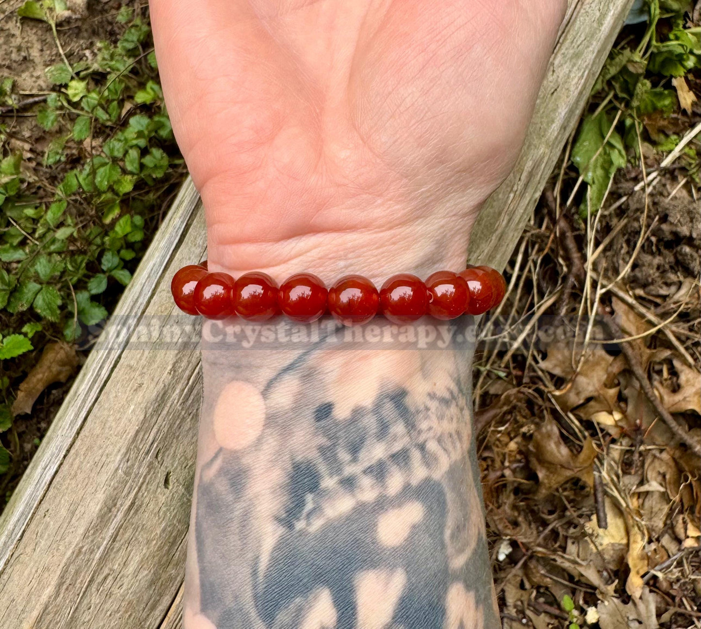 10MM Creativity & Strength - Chakra Balance - Protection - Motivation Drive - AAA Red Carnelian - Pyrite - Crystal Healing Gemstone Bracelet
