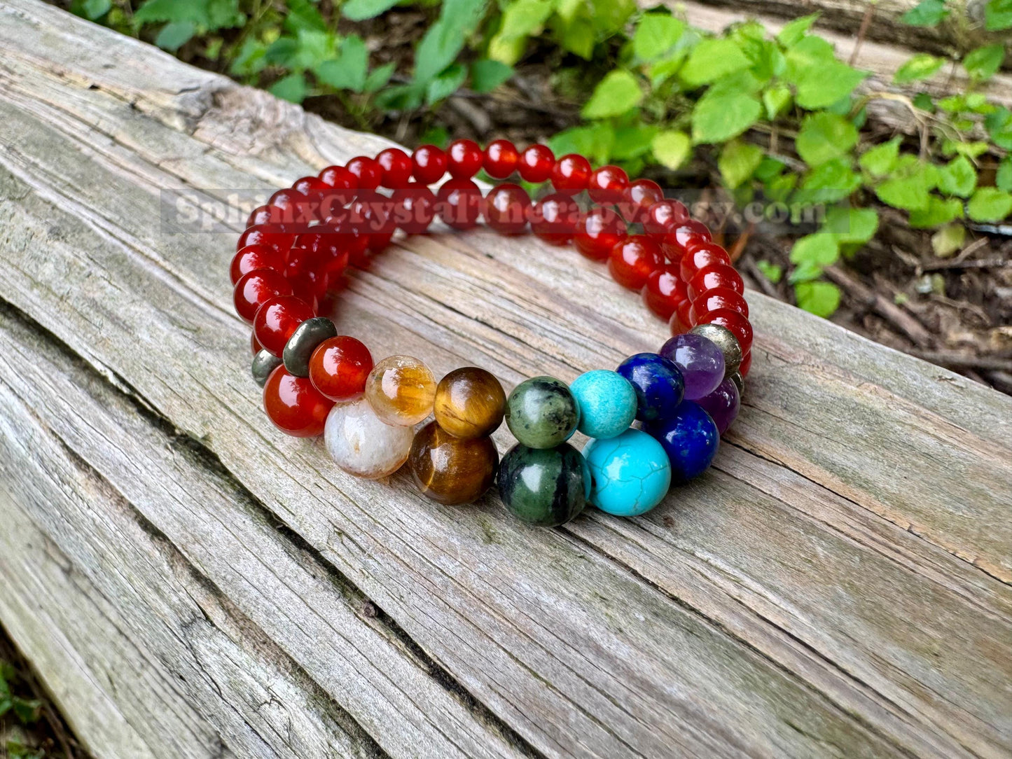 Chakra Balance - AAA High Grade Carnelian - Motivation - Strength & Courage - Emotional Healing - REAL Quality Gemstone Bracelet