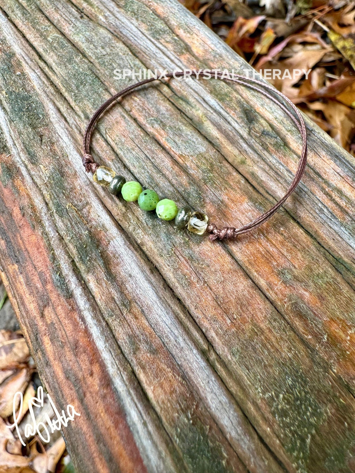 4mm Manifest Wealth Fortune " Show Me The Money " Success Business Mindset Luck Crystal Therapy Bracelet