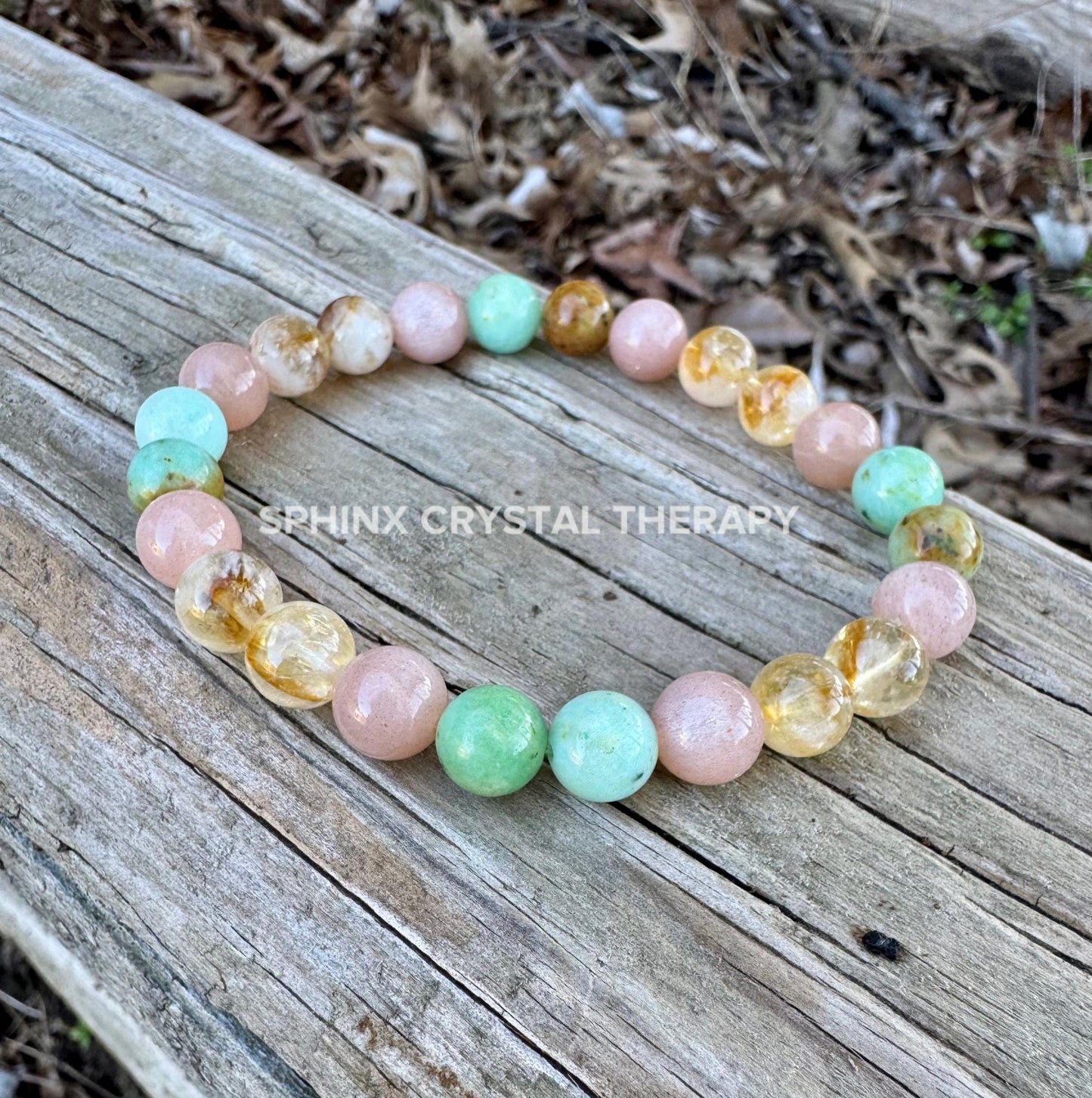Self Empowerment & Expression " Goddess of Eternal Youth " Communication - Moonstone - Citrine - REAL AAA Crystal Healing Gemstone Bracelet