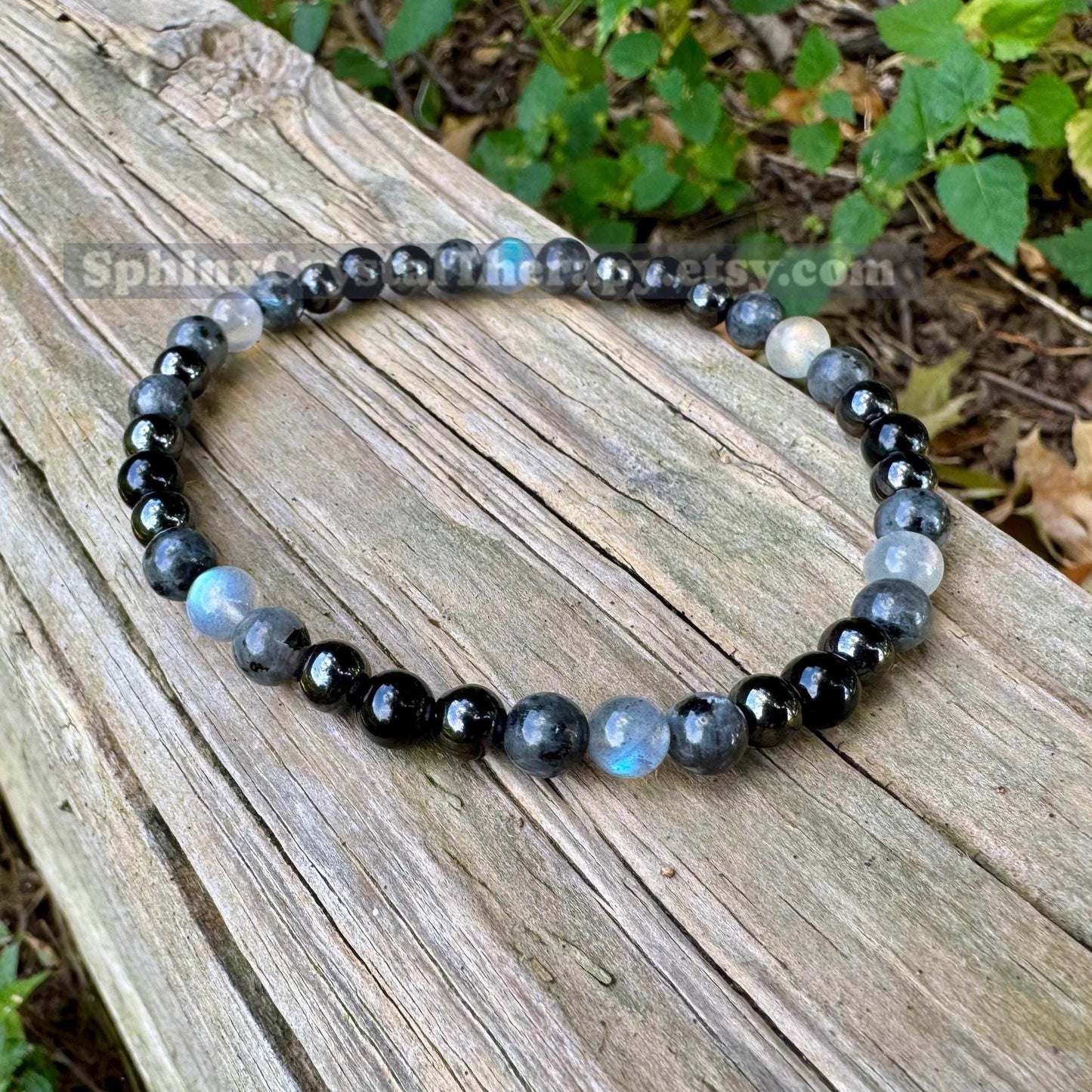 Empath Protection Anklet - Absorb Negativity " The Empath's Rainboots " - Empathy Aura Shield - Black Tourmaline Gemstone Crystal Healing