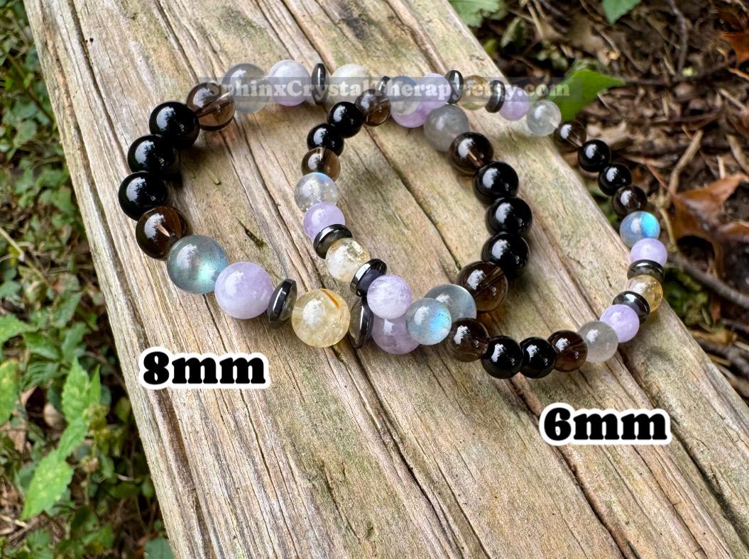 Libra Sign Energy - Zodiac Horoscope " The Diplomat , Libra " September October Birthday - Real Quality Gemstones - Crystal Healing Bracelet
