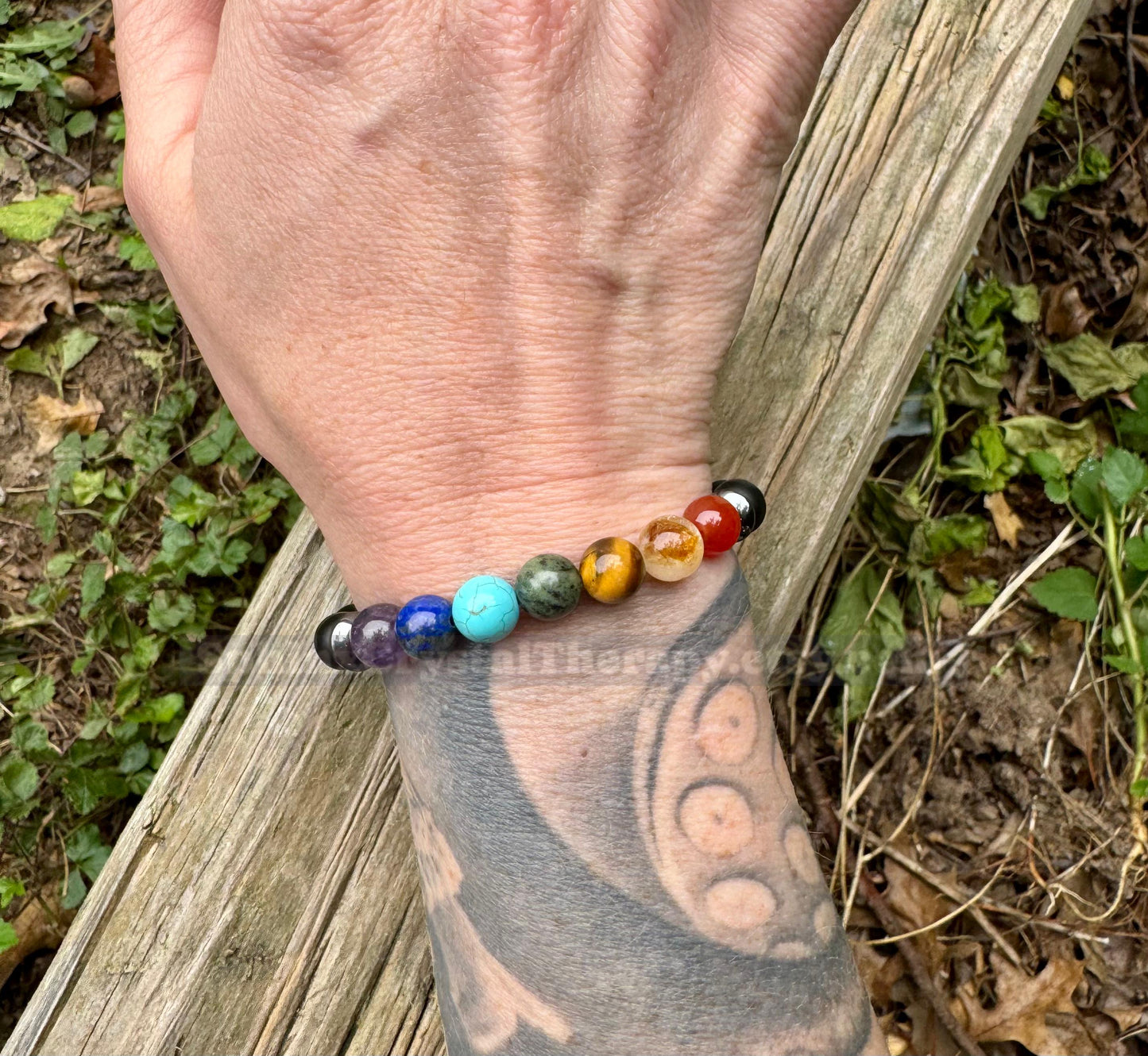 Chakra Balance - Negativity Protection - Negative Energy - Black Onyx - Aura Shield - REAL Crystal Gemstone Bracelet - Emotional Healing