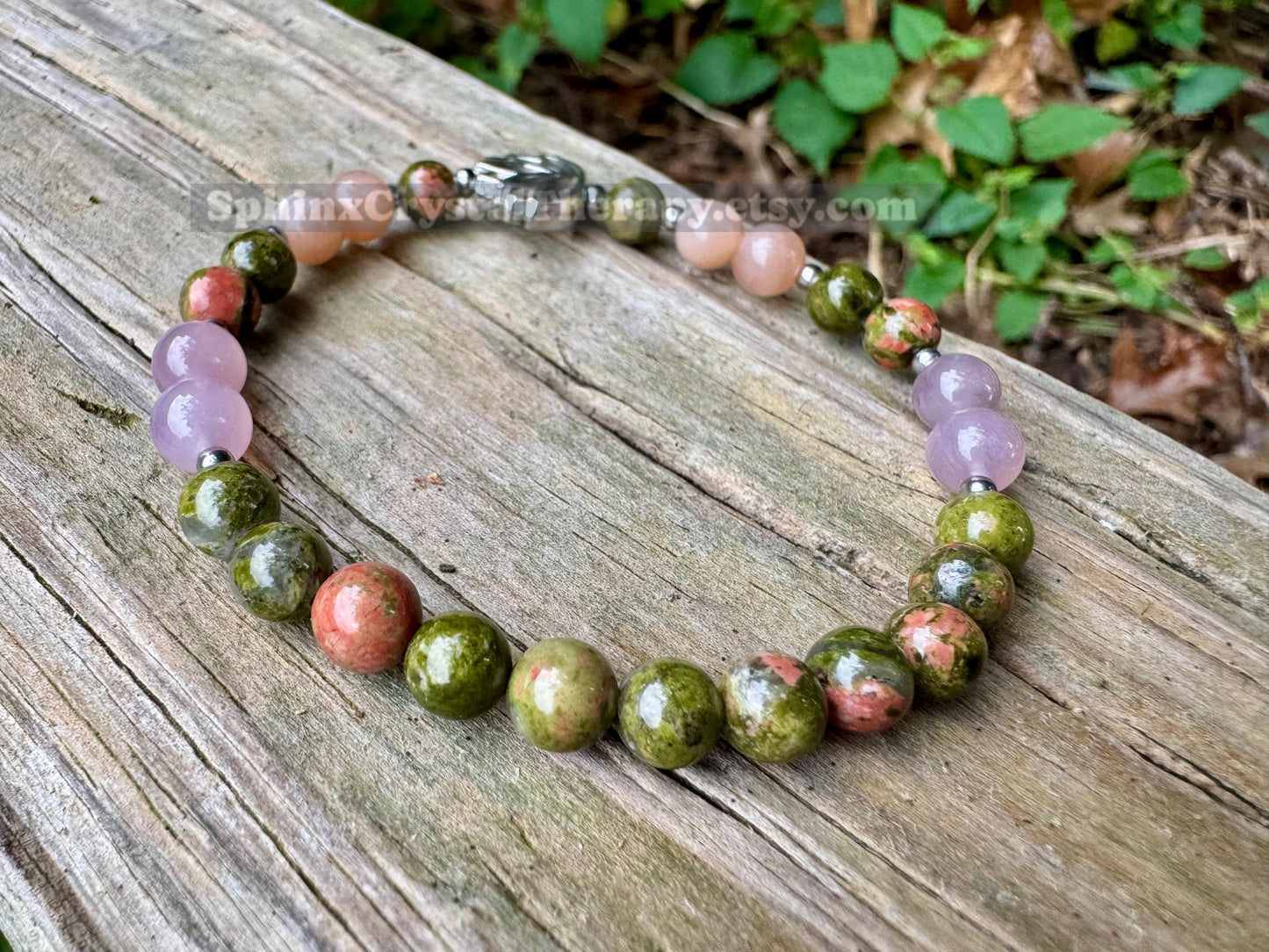 Fertility - Pregnancy - Hormone Balance "Lady Lotus" Feminine Energy - Menstrual Cycle - Menopause - Crystal Therapy Bracelet