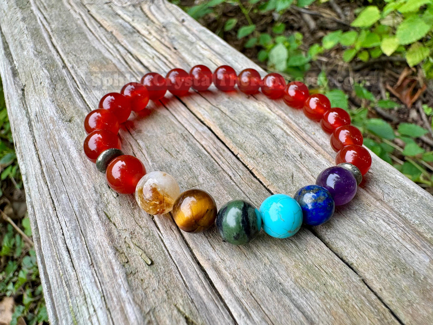 Chakra Balance - AAA High Grade Carnelian - Motivation - Strength & Courage - Emotional Healing - REAL Quality Gemstone Bracelet