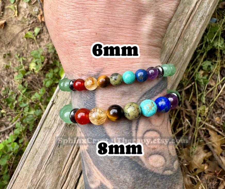 8mm Peaceful Heart Healer - High Grade AAA Green Aventurine - Chakra Balance - Emotional Stress Support - Real Crystal Healing Gemstones