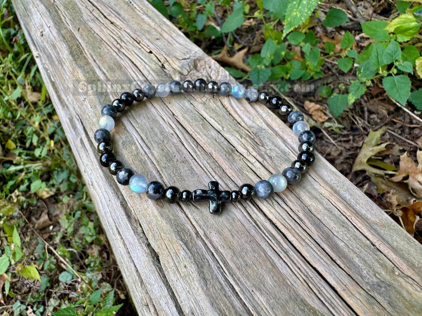 Christian Empath Protection - Absorb Negativity " Shield Of Faith " Black Tourmaline Gemstone - High Quality Crystal Healing Anklet