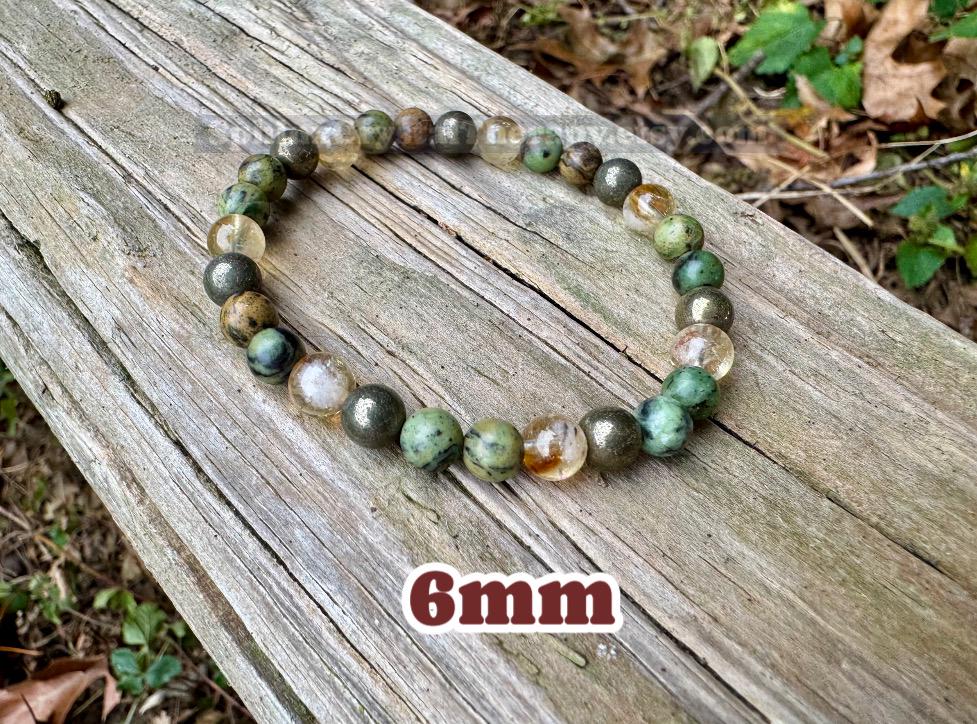 Manifest Wealth Fortune " Show Me The Money " Success Business Mindset Luck Crystal Therapy Bracelet