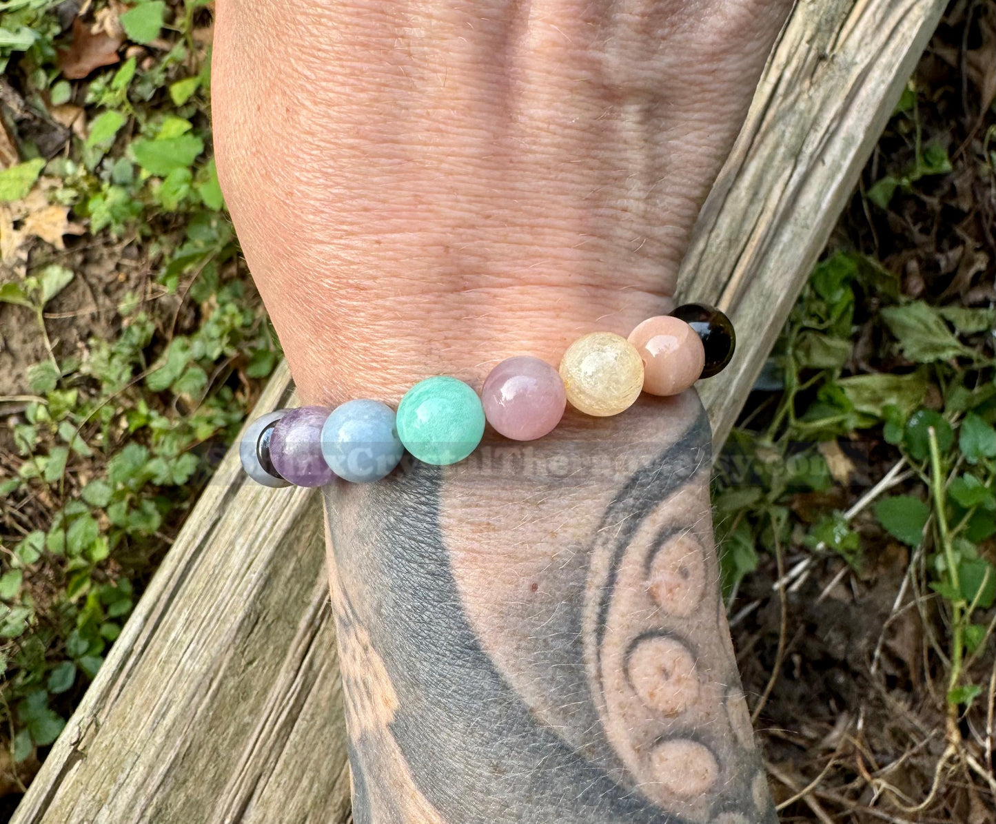 10mm RARE AAA Blue Rose Quartz - Self love & Emotional Healing - PASTEL Chakra Stones - Stress Anxiety Depression Support - Crystal Bracelet