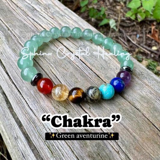 8mm Peaceful Heart Healer - High Grade AAA Green Aventurine - Chakra Balance - Emotional Stress Support - Real Crystal Healing Gemstones