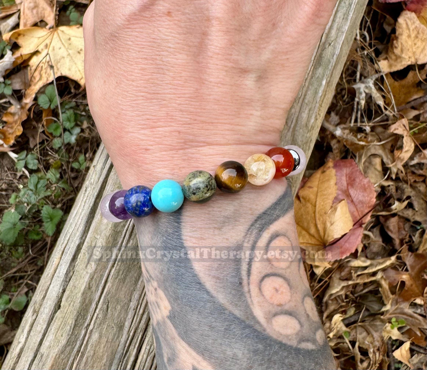 10mm Aura Clearing - RARE White Amethyst - Chakra Balance Stones - Protection & Intuition - Crystal Healing Gemstone Bracelet