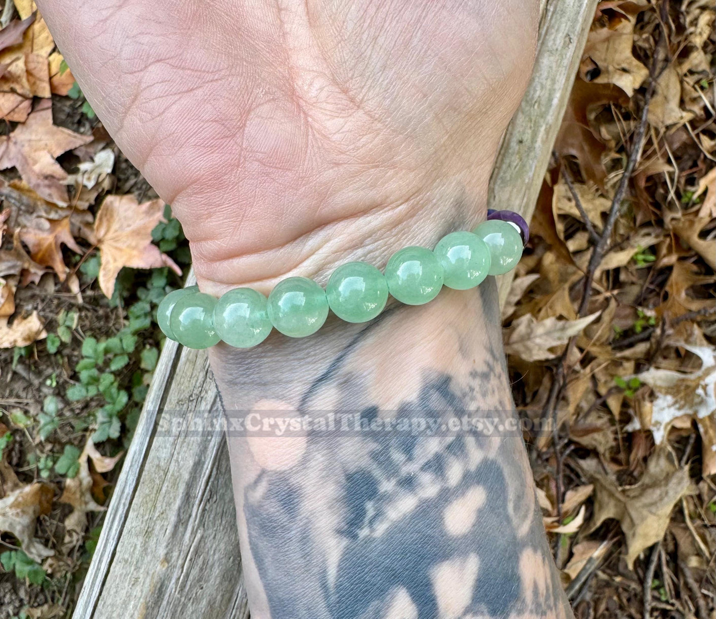 10mm Calming Heart Healer - Green Aventurine - Chakra Balance Energy - Emotional Stress Support - Peaceful Crystal Healing Gemstones