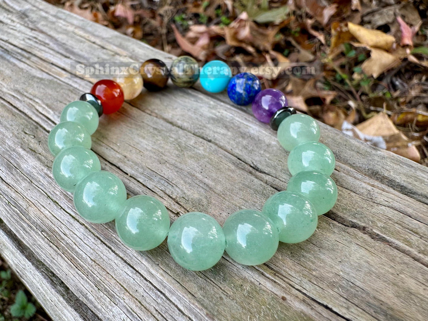 10mm Calming Heart Healer - Green Aventurine - Chakra Balance Energy - Emotional Stress Support - Peaceful Crystal Healing Gemstones