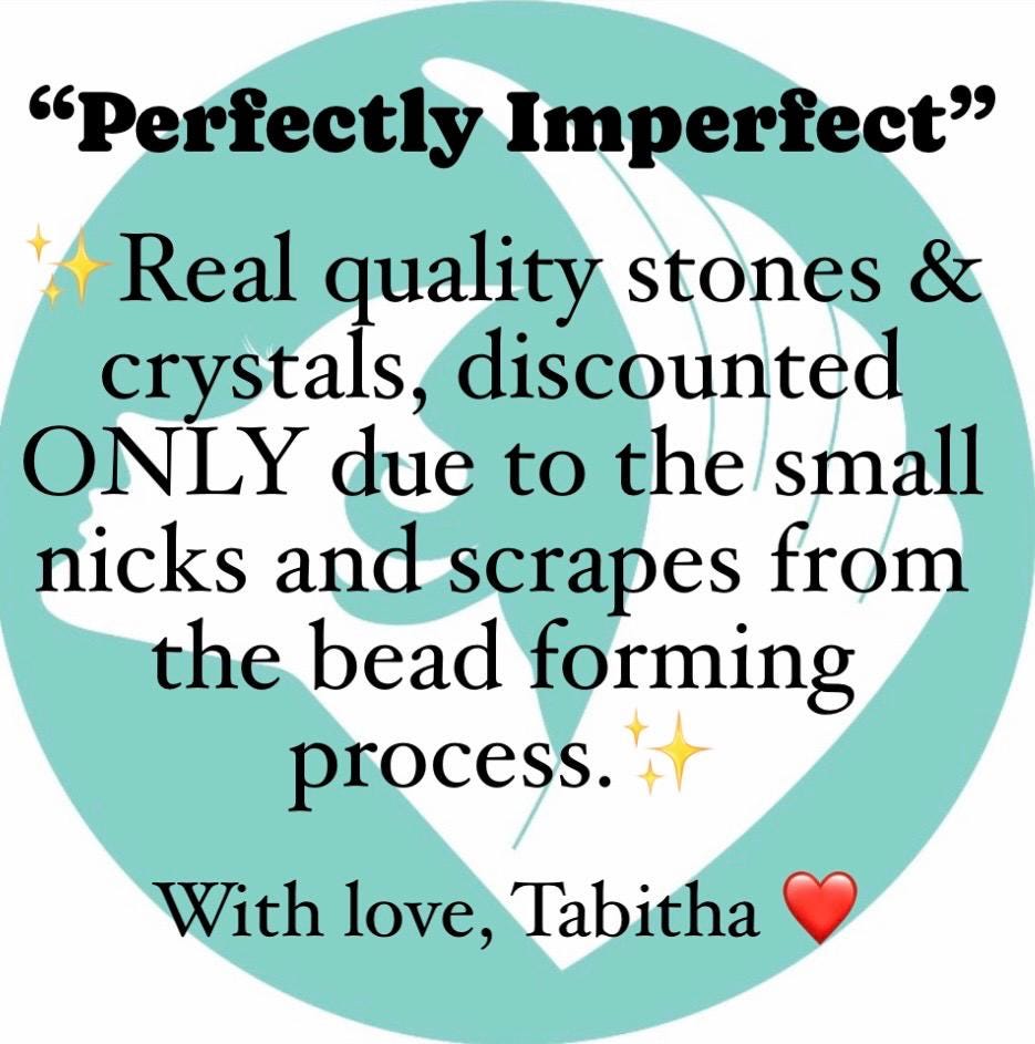 10MM Protection & Strength - IMPERFECT STONES- Stress Support - Tigers Eye - Onyx - Hematite - DISCOUNTED Crystal Healing Gemstone Bracelet