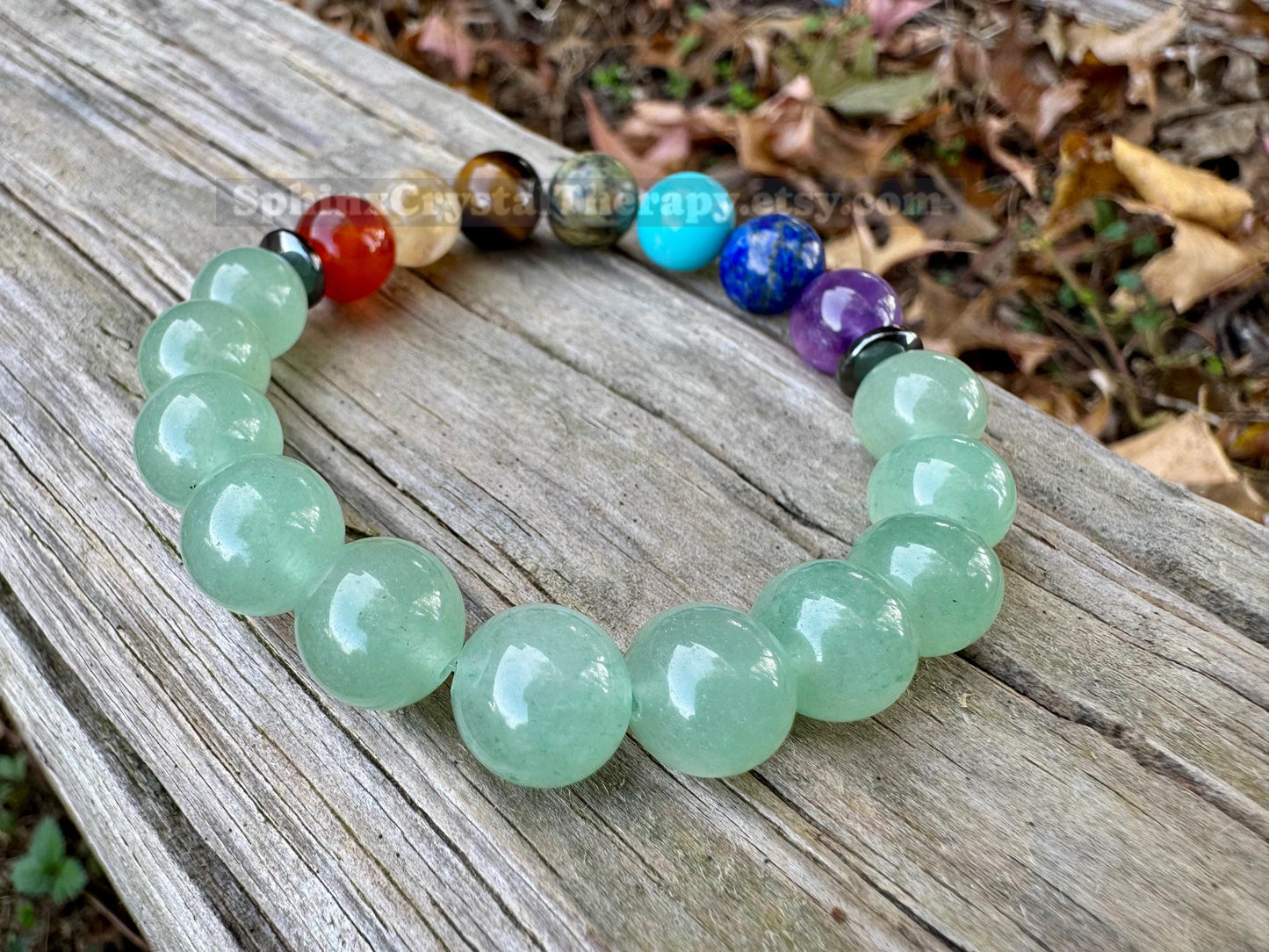 10mm Calming Heart Healer - Green Aventurine - Chakra Balance Energy - Emotional Stress Support - Peaceful Crystal Healing Gemstones