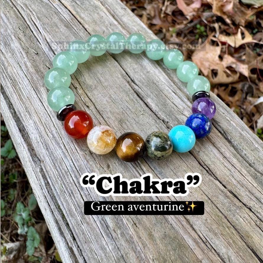 10mm Calming Heart Healer - Green Aventurine - Chakra Balance Energy - Emotional Stress Support - Peaceful Crystal Healing Gemstones