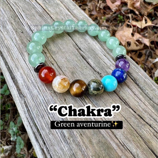 10mm Calming Heart Healer - Green Aventurine - Chakra Balance Energy - Emotional Stress Support - Peaceful Crystal Healing Gemstones