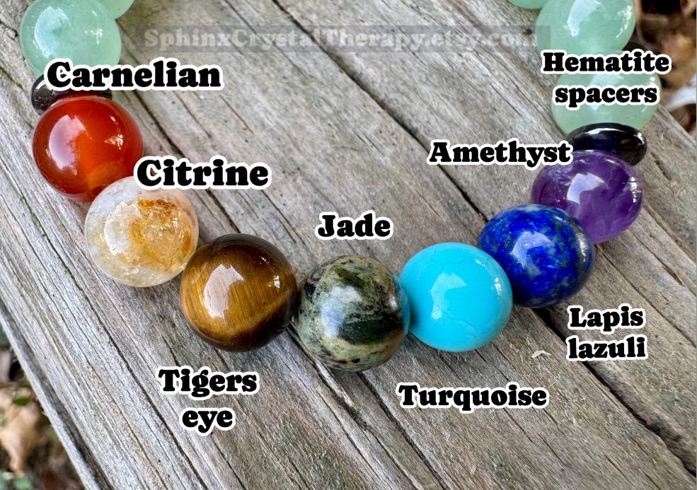 10mm Calming Heart Healer - Green Aventurine - Chakra Balance Energy - Emotional Stress Support - Peaceful Crystal Healing Gemstones